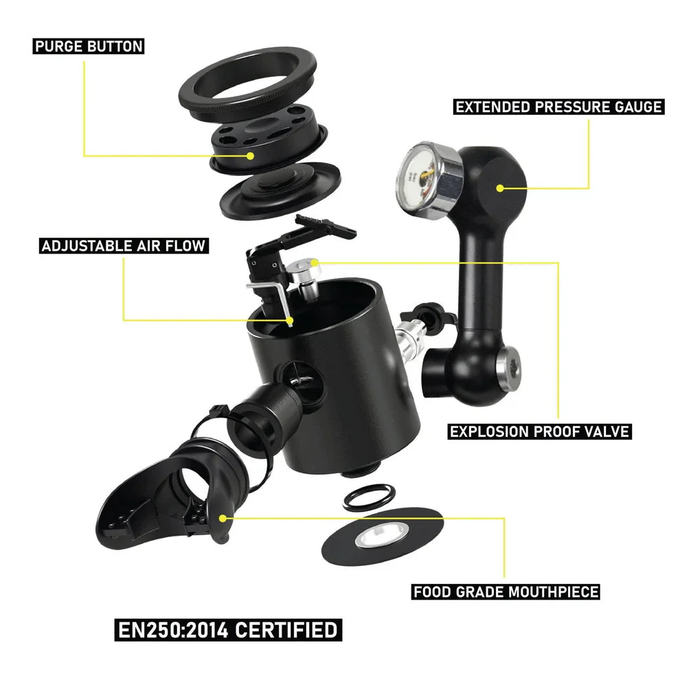Scuba Tank + Hand Pump