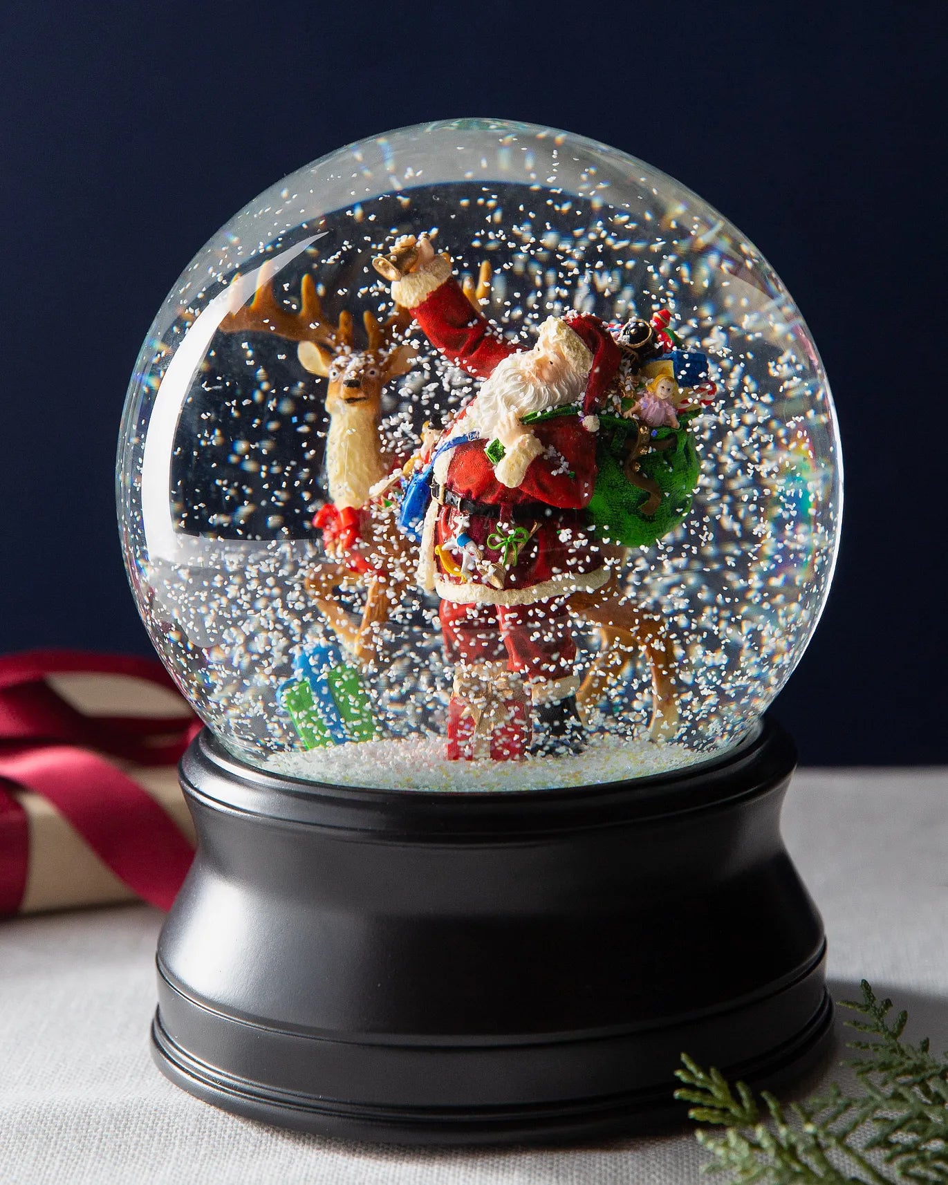 Christmas Moments Musical Snow Globes