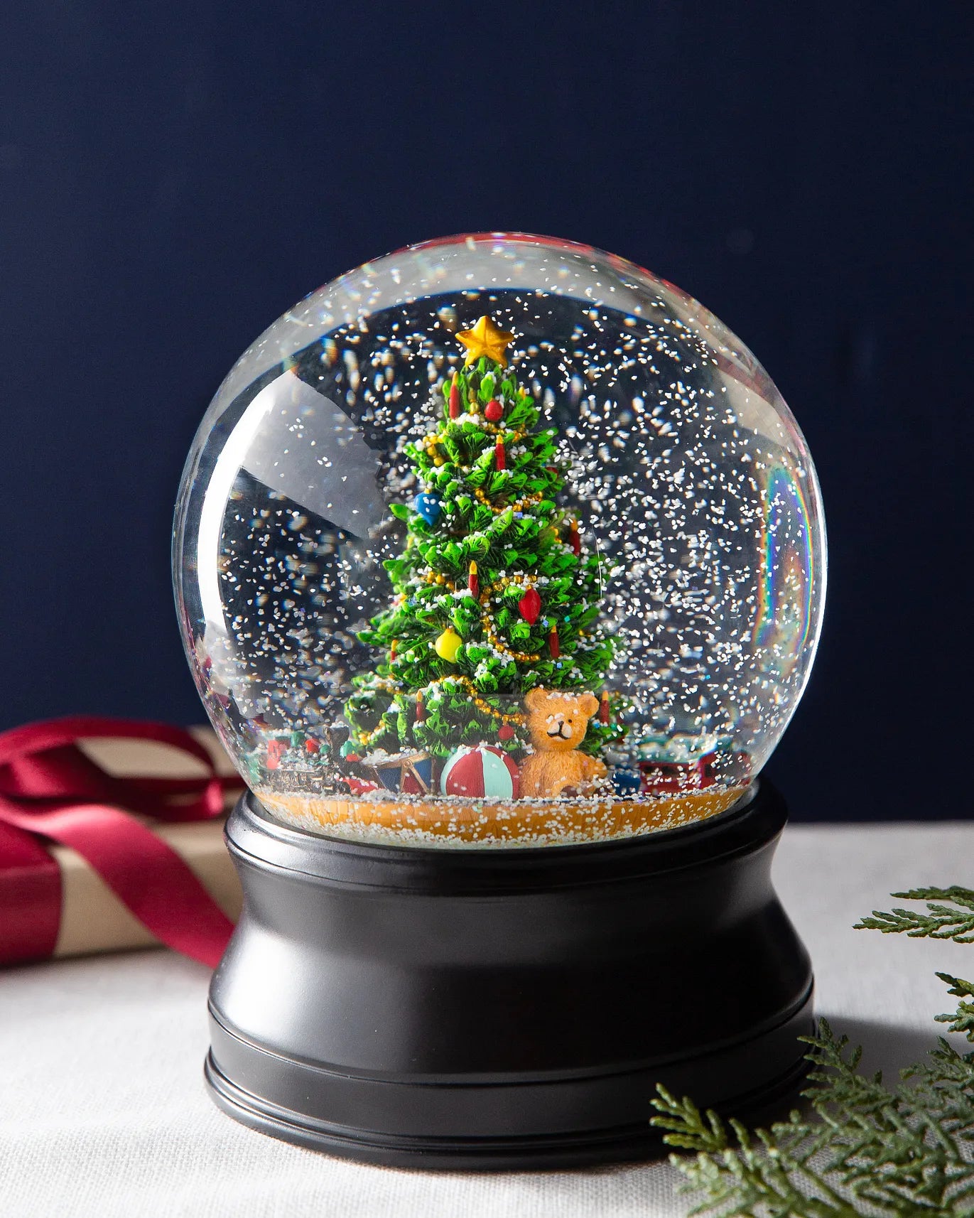 Christmas Moments Musical Snow Globes
