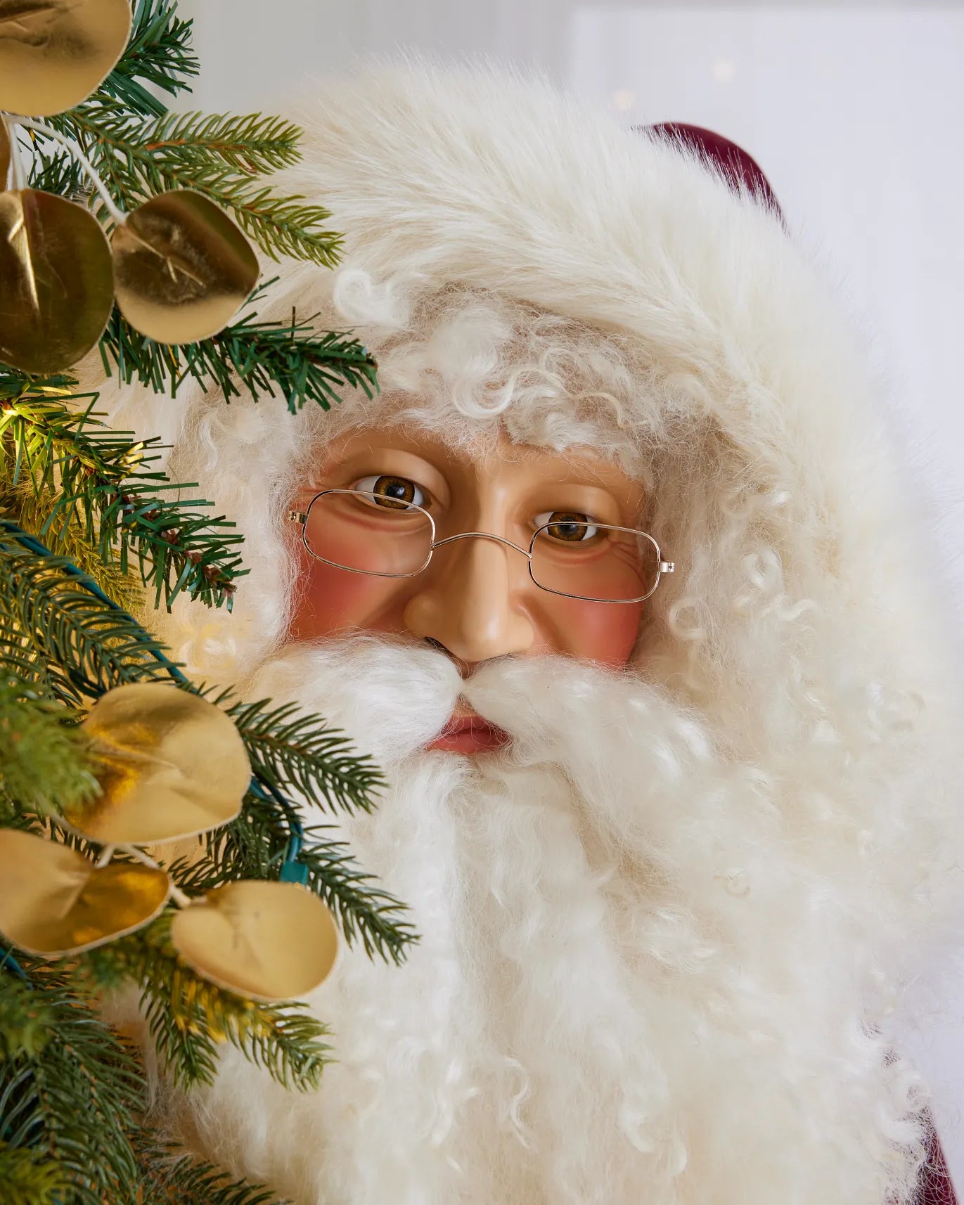 Life-Size Santa Burgundy