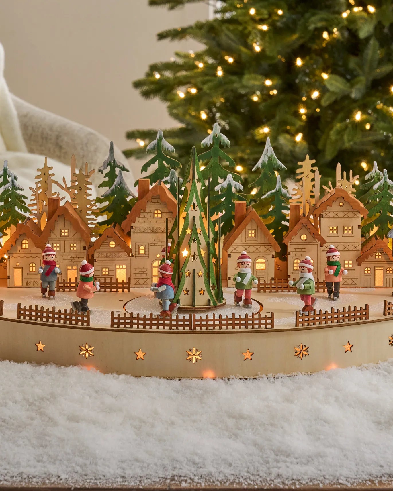 Lit Wooden Animated Scenes