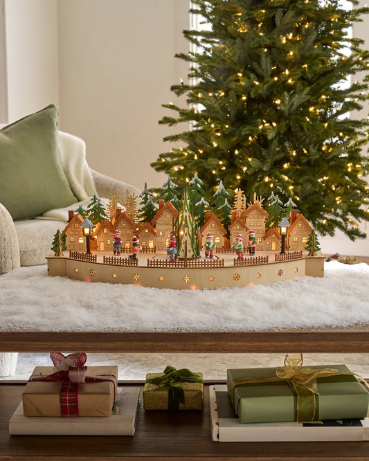 Lit Wooden Animated Scenes