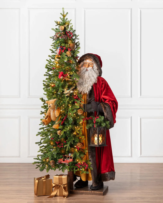 Life-Size Santa with Lantern