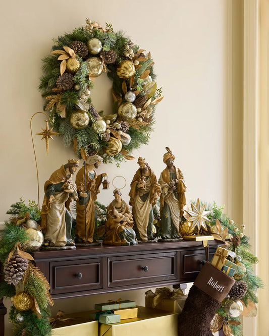 The First Christmas Tabletop Nativity Scene