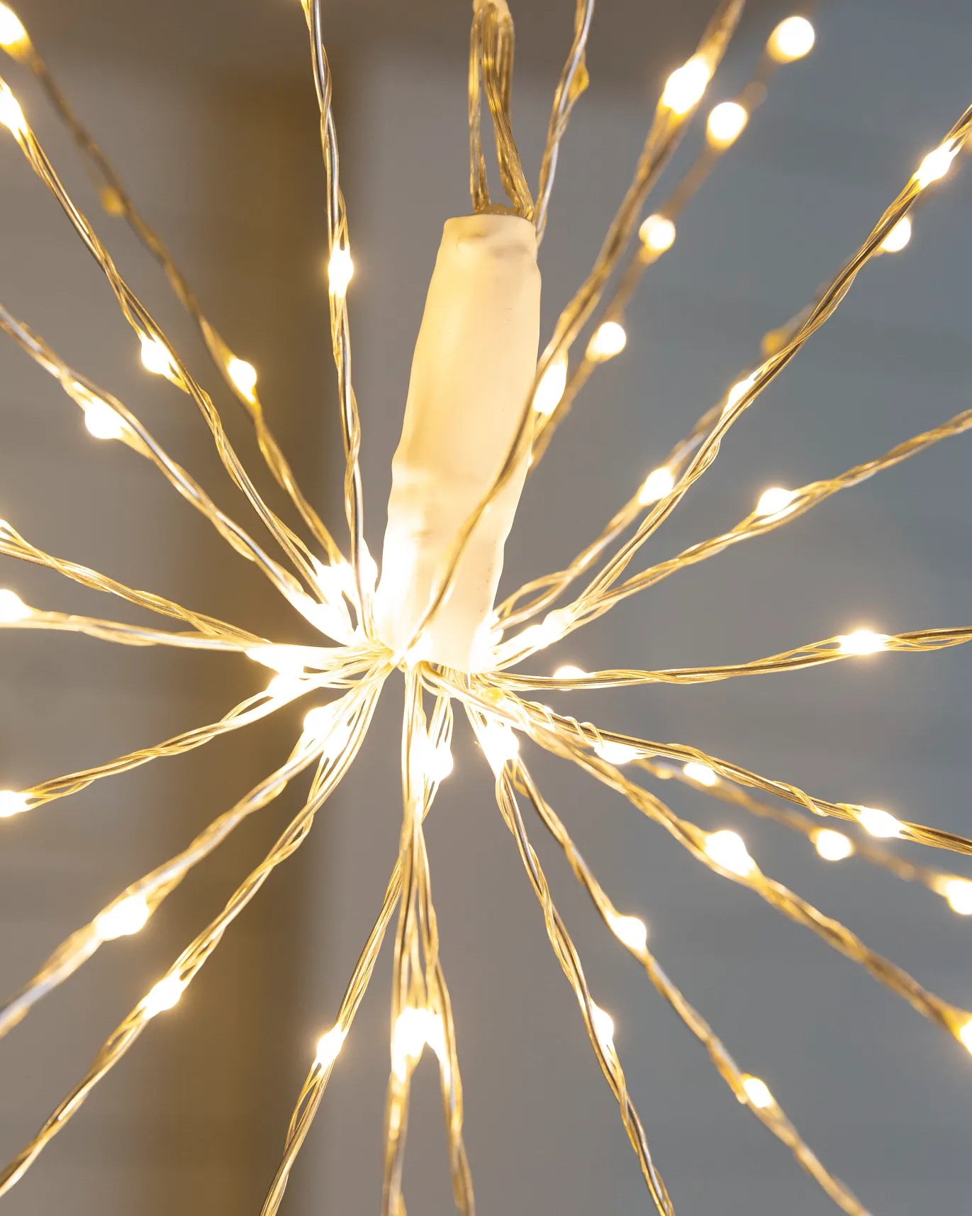 Outdoor Starburst Lights Silver