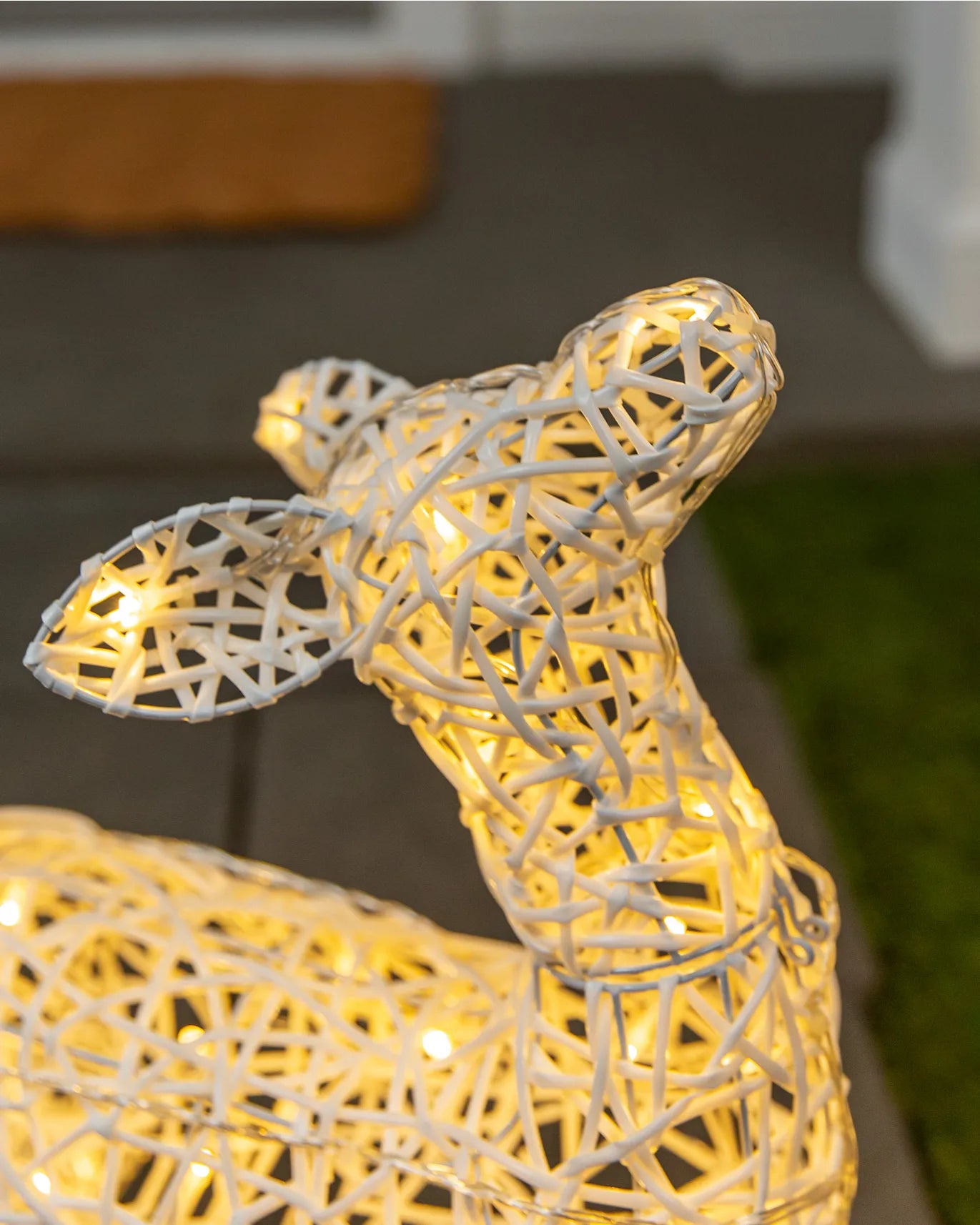 Outdoor Lit LED Wintry Wonder Deers