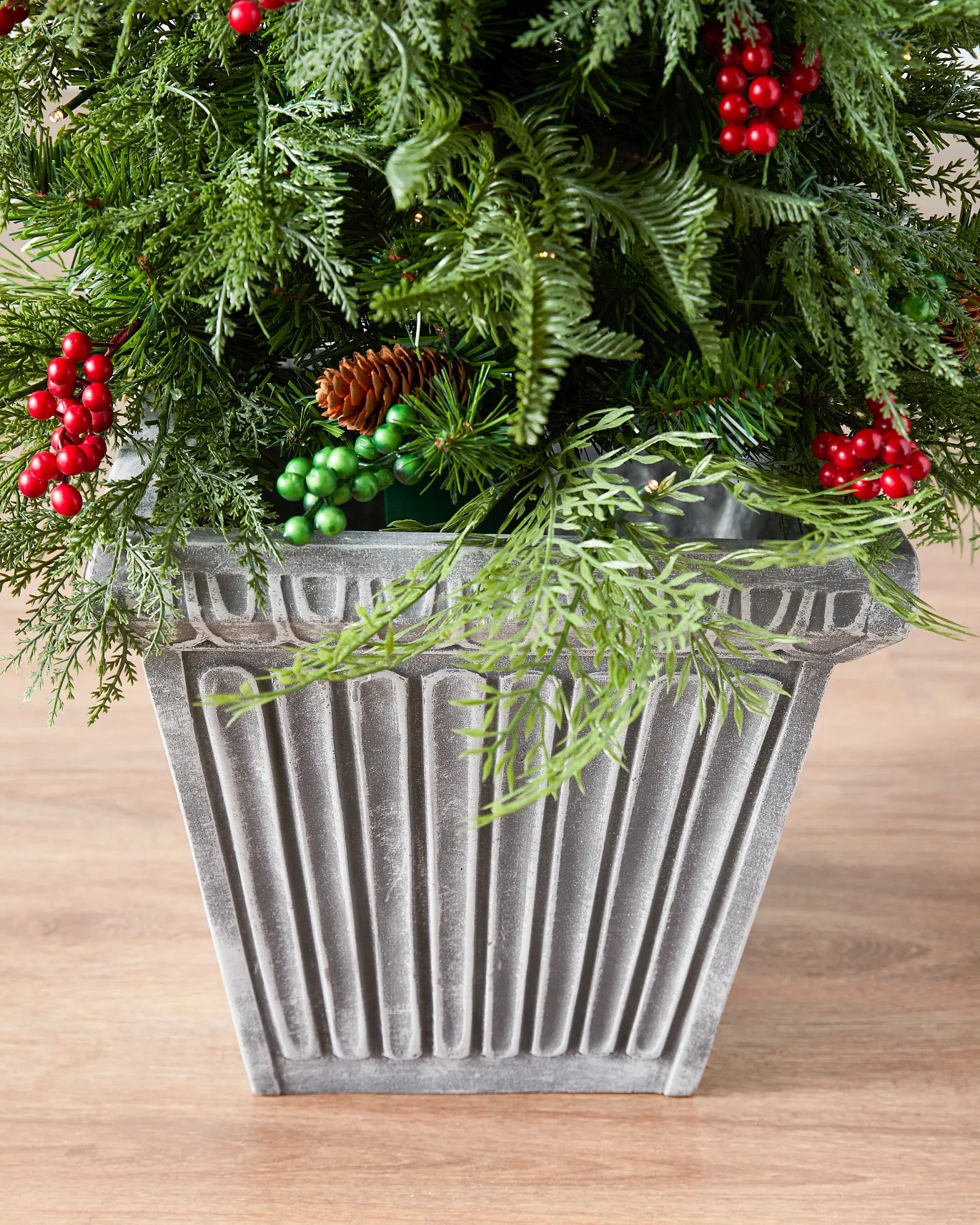 Outdoor Winter Evergreen Tree