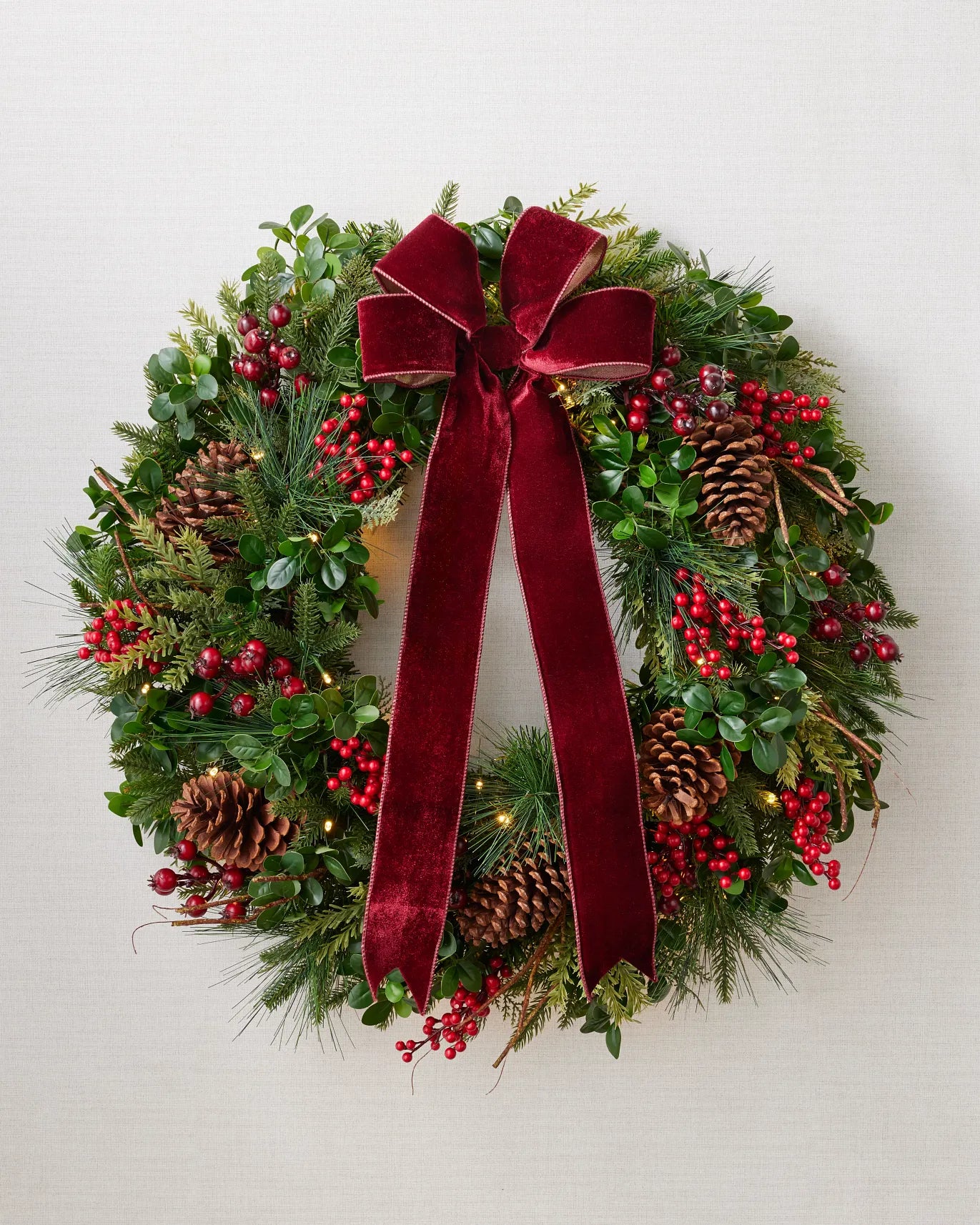Boxwood & Berries Wreath